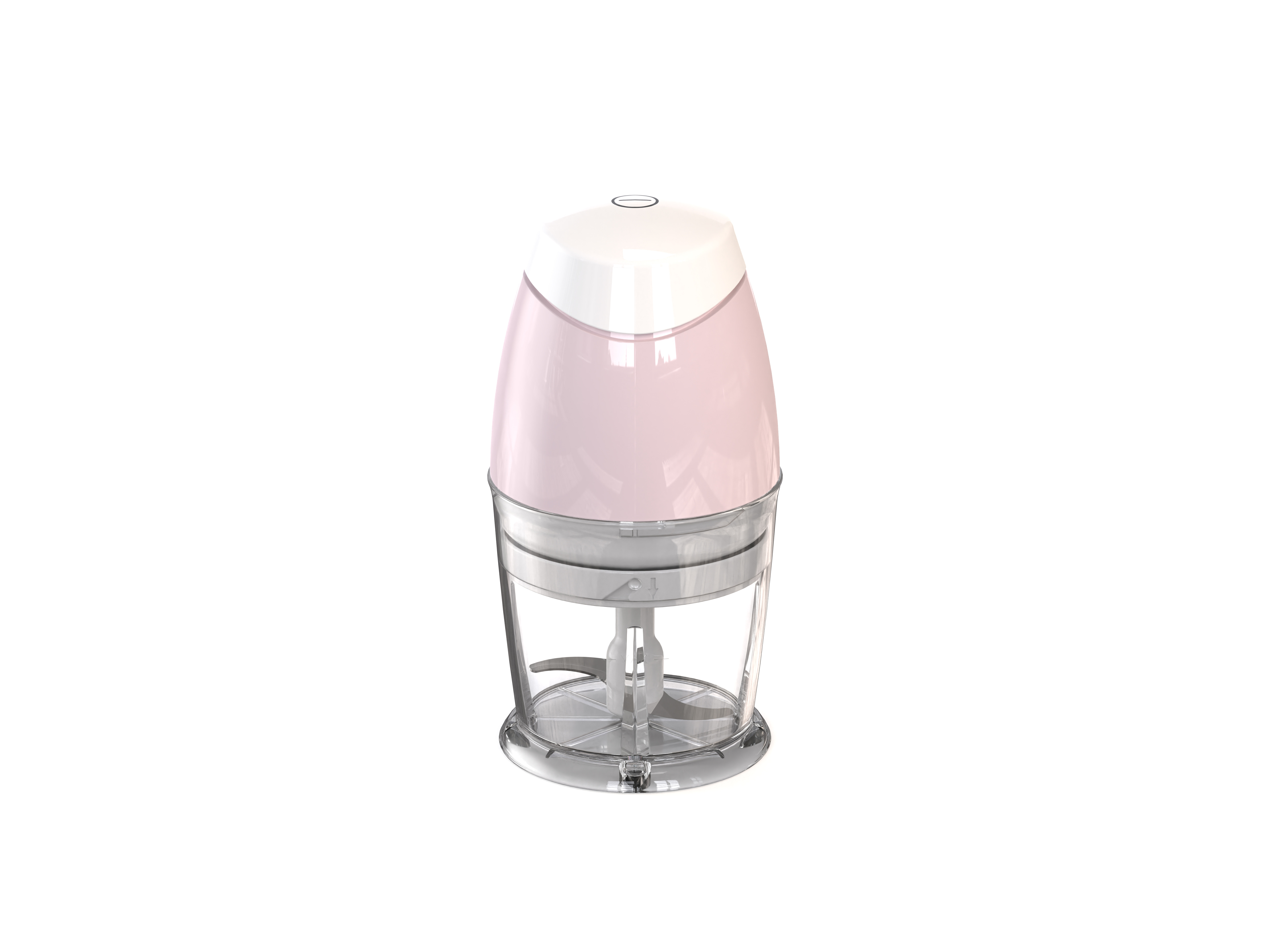 Mini Food Chopper GM-6090AI White and pink